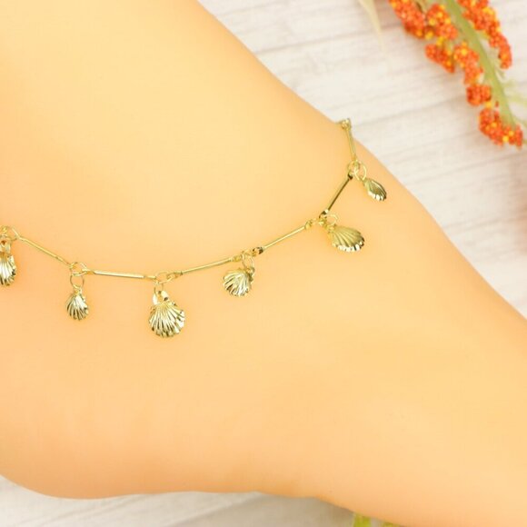 "Handmade Anklet – Elegant & Delicate Jewelry for Women | UNVRC1118 - Picture 6 of 10